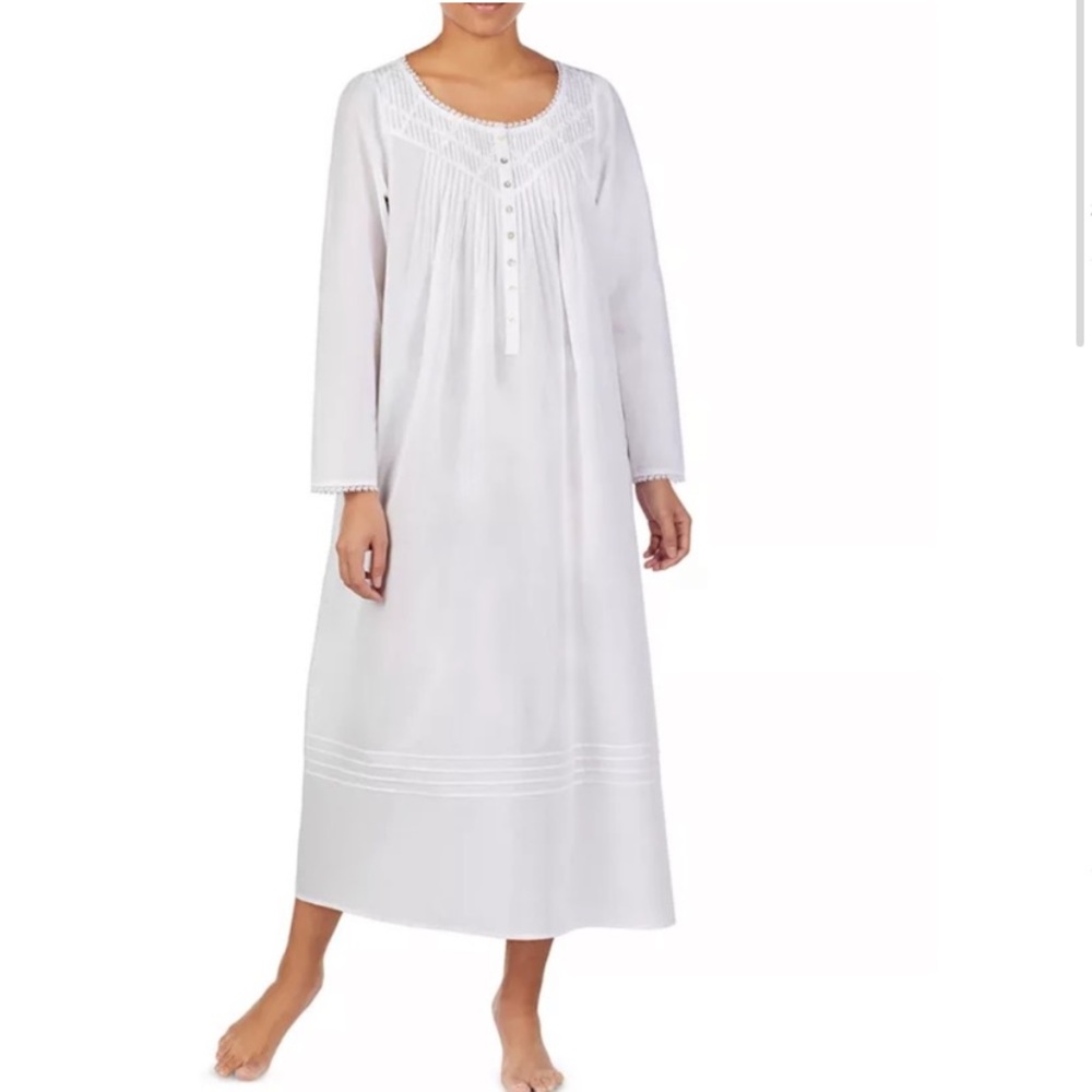Eileen West Cotton Pintuck Ballet Nightgown